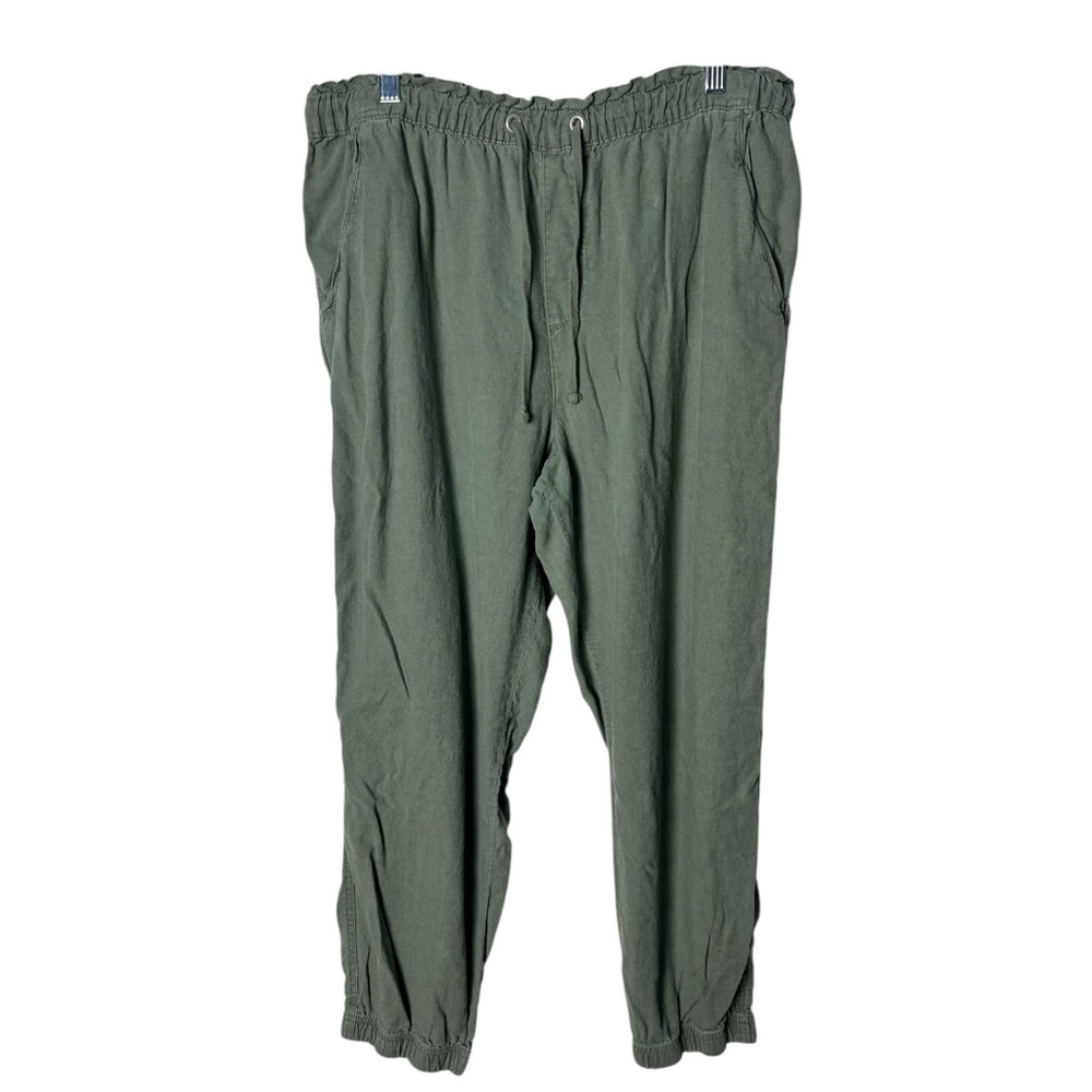 Social Standards by Sanctuary - Women’s Linen Blend Joggers Plus Size -‎ Sz. XXL